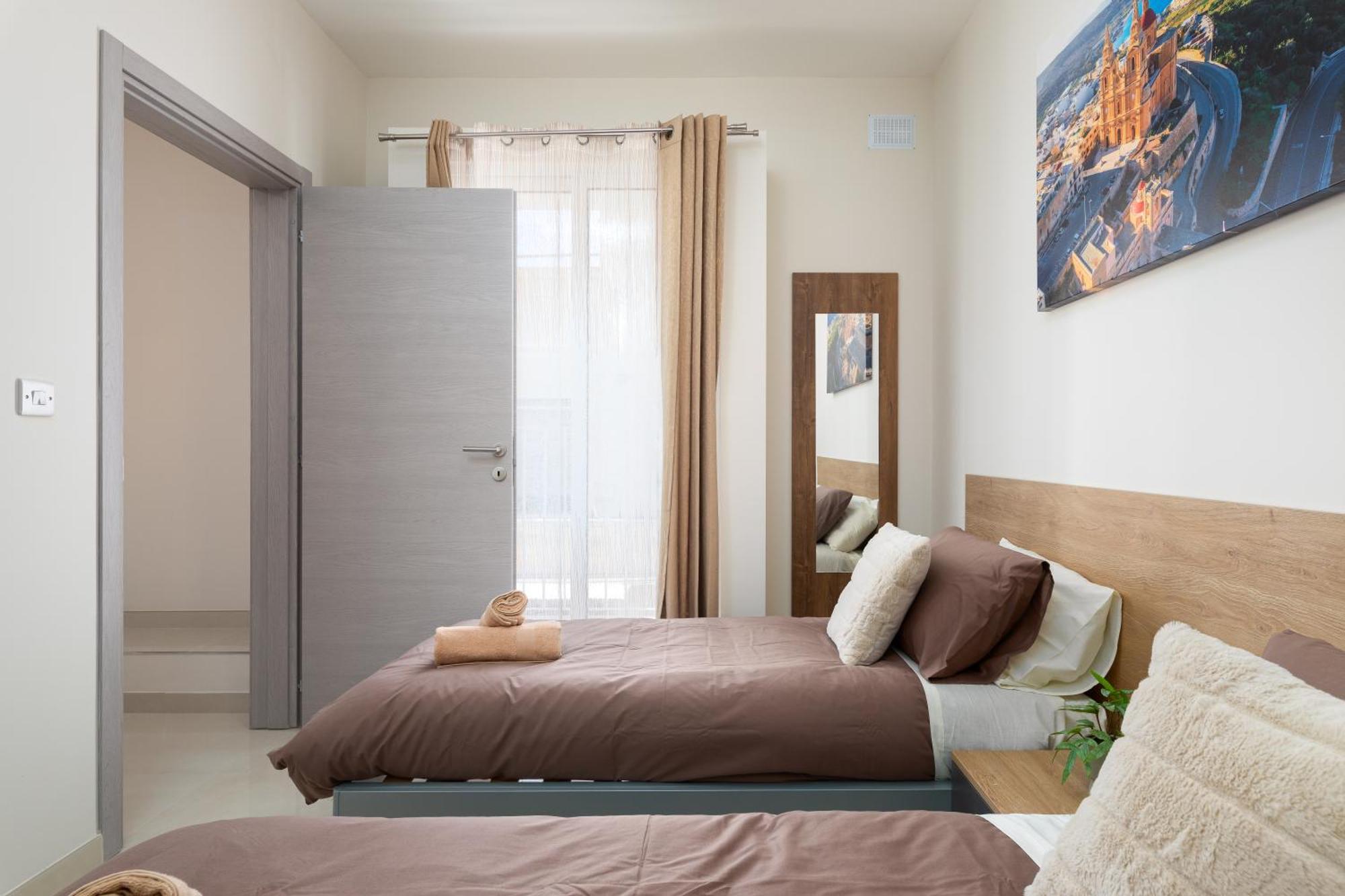 Edka Suites - Modern Sunlit 2Bd Apartments With Balconies - Close To Sliema Promenade, St Julian'S & St Georges Bay Gzira Exterior foto